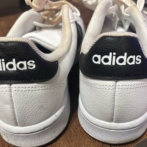 Adidas White and Black Sneakers